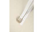 Ceinture à boucle strassée