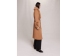 Manteau long en laine