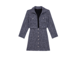 Robe 2-en-1 en tweed