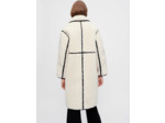Manteau en faux mouton et vinyle