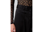 Pantalon tailleur satin