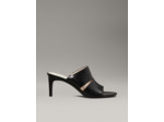 MULES EN CUIR À TALON - 7 CM