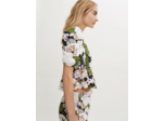 Top imprimé à fleurs 70's