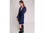 Robe courte drapée