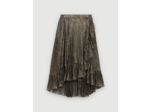 Jupe mi-longue en lurex
