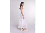 Robe longue en crochet