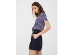 Short basique en crêpe envers satin
