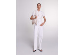 Top en maille à col polo