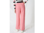 Pantalon palazzo en jacquard satiné
