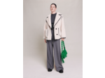 Manteau court en fausse fourrure