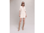 Robe courte en tweed