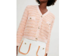 Cardigan en maille fantaisie