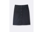 Jupe Velours Bouton