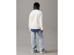 SWEAT-SHIRT COL ROND EN TERRY COTON DOUX