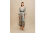 Robe longue imprimée