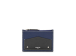 Neo Enveloppe - Porte-cartes zippé - Grand modèle - Cuirs de vachette grainé et lisse