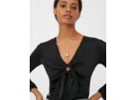 Collier cœur porte-photo en laiton doré