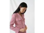 Veste cintrée façon tweed