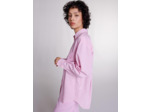 Chemise longue à rayures