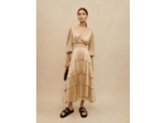 Robe longue brillante