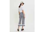 Pantalon en Vichy et dentelles
