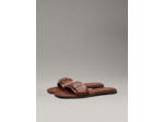 SANDALES EN CUIR AVEC BOUCLE