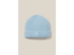 Bonnet côtelé cachemire broderie CP
