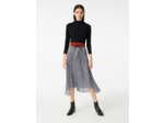 Jupe en jacquard et lurex imprimé
