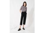 Pantalon à boucle cœur et ourlets sporty