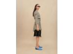 Robe courte manches volumineuses
