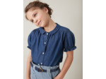 BLOUSE MC DENIM