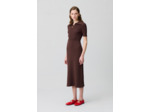Robe mi-longue en maille
