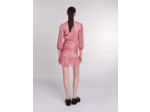 Robe courte lamée