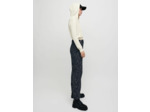 Pantalon large façon tweed