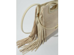 Sac M en textile et raphia