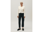 Veste courte tweed ivoire