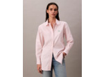 CHEMISE À RAYURES TEINTEES
