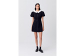 Robe courte col