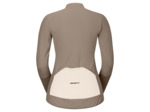 Maillot manches longues Femme ENDURANCE Beige/Coton Blanc