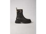 Bottines en cuir à boucle