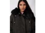 Parka à capuche façon bombers