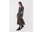 Robe en satin imprimé