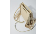 Sac M en textile et raphia