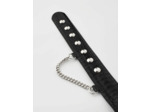 Ceinture en cuir à pressions et chaine