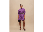 Robe courte imprimé paisley