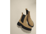 Bottines en cuir à plateforme