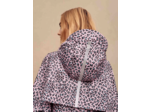 Manteau déperlant imprimé léopard