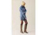 Robe courte laine col roulé