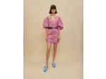 Robe courte à imprimé fleuri