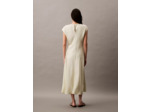 ROBE FOURREAU SATIN ÉCLAT MATTE